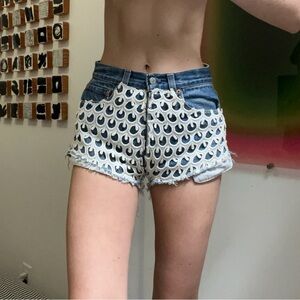 Urban Renewal x Levi’s Eyelet Jean Shorts